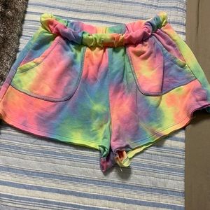 Tie-dye shorts